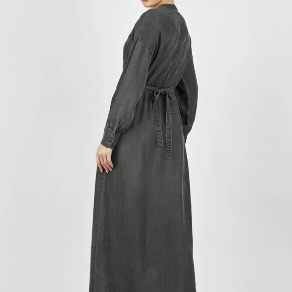 Like veiled a Soft Touch Denim Style Dress by Fares - Picture 4 of 6